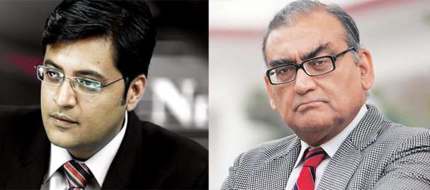 ಅರ್ನಬ್ ಗೋಸ್ವಾಮಿ ಅಹಂಕಾರವಿರುವ ಬಫೂನ್: ನ್ಯಾ. ಕಾಟ್ಜು